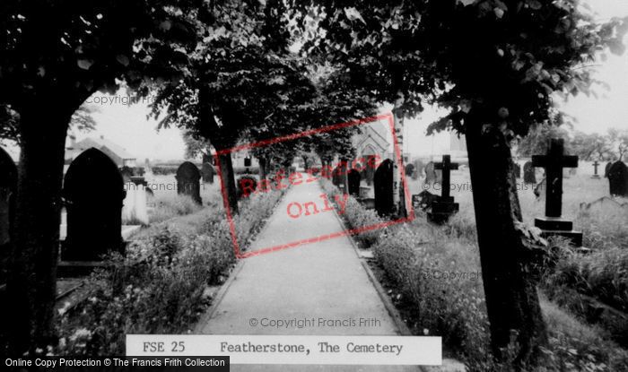 Photo of Featherstone, The Cemetery c.1960