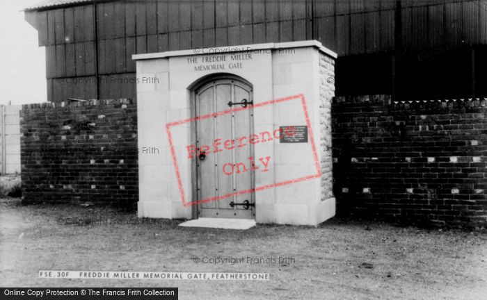 Photo of Featherstone, The Freddie Miller Memorial Gate, Featherstone Rovers c.1960