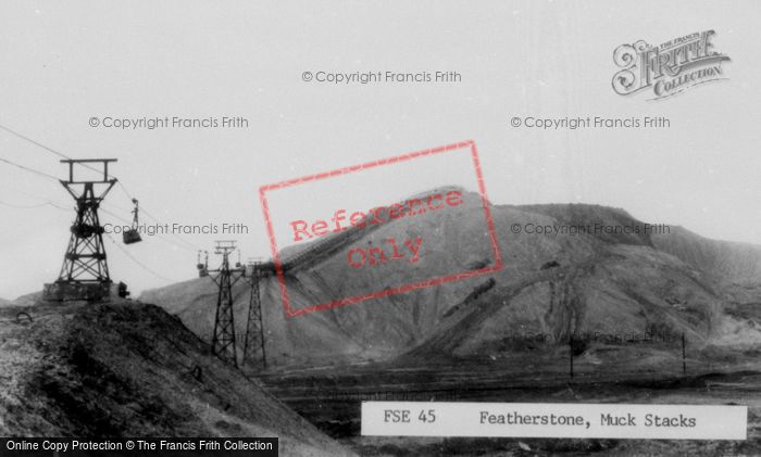 Photo of Featherstone, The Muck Stacks c.1965