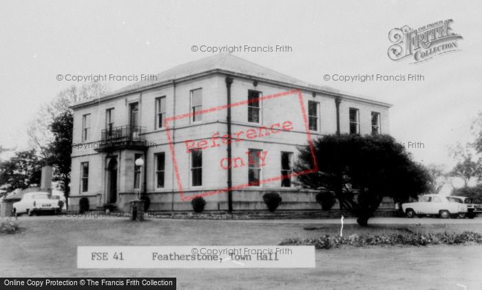 Photo of Featherstone, The Town Hall c.1965
