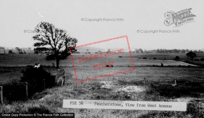 Photo of Featherstone, The View From Went Avenue c.1965