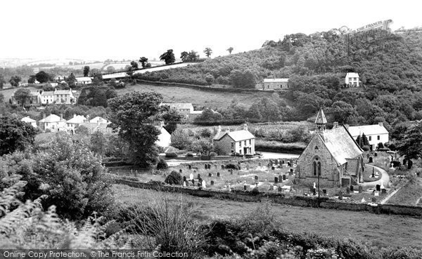 Photo of Felindre, The Village And St Barnabas Church c.1960