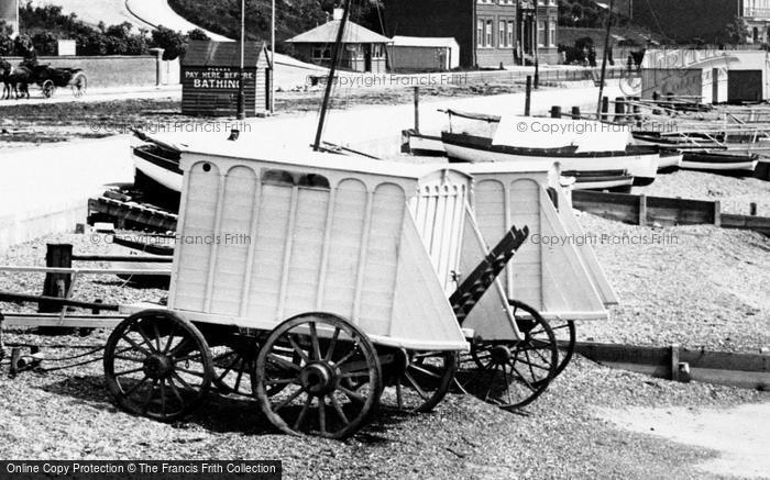 Photo of Felixstowe, Bathing Machines 1904