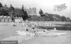 Beach Scene c.1950, Felixstowe