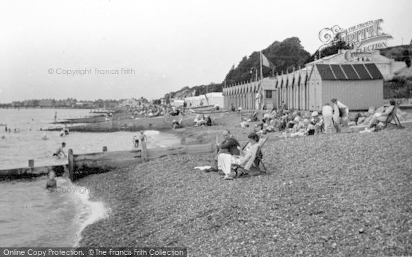Photo of Felixstowe, Beach Scene c.1950