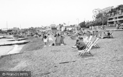 Beach Scene c.1950, Felixstowe