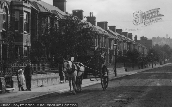 Photo of Felixstowe, Cart In Constable Road 1907