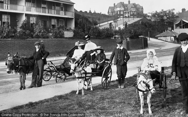 Photo of Felixstowe, Children's Rides 1907
