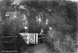 Entrance To The Grove 1906, Felixstowe