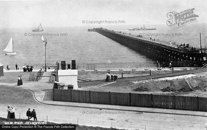 Photo of Felixstowe, New Pier c.1905