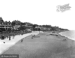 Promenade And Beach 1921, Felixstowe