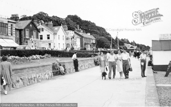 Photo of Felixstowe, Promenade c.1950