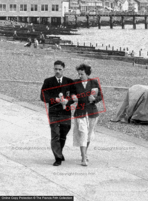 Photo of Felixstowe, Promenade c.1955