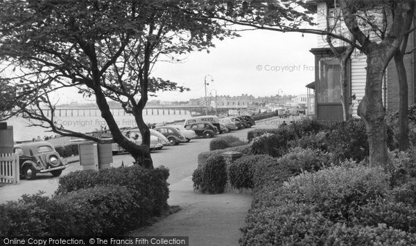 Photo of Felixstowe, Promenade From Spa Gardens c.1955