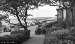 Promenade From Spa Gardens c.1955, Felixstowe