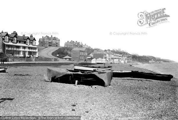 Photo of Felixstowe, Seafront 1893