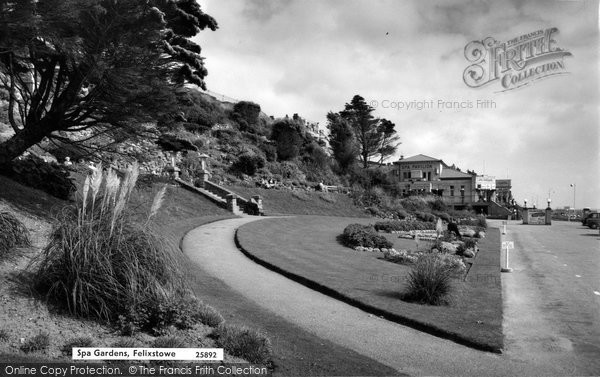 Photo of Felixstowe, Spa Gradens c.1959
