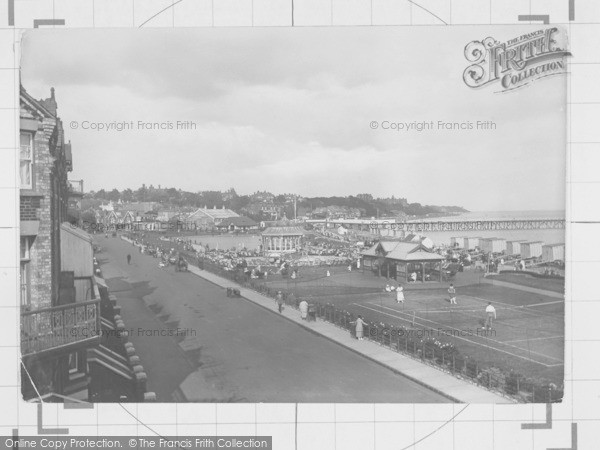 Photo of Felixstowe, Tennis Courts And Bandstand 1922