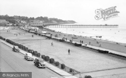 The Bay Looking East c.1955, Felixstowe