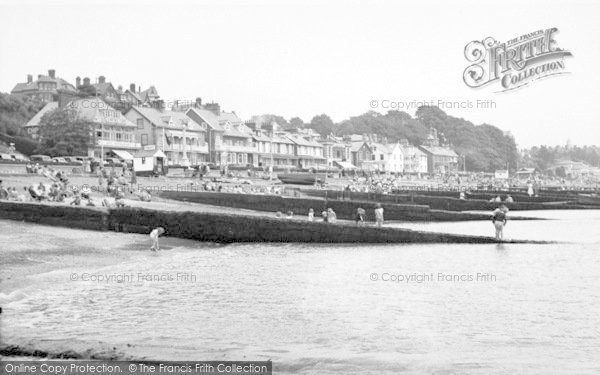 Photo of Felixstowe, The Beach c.1955