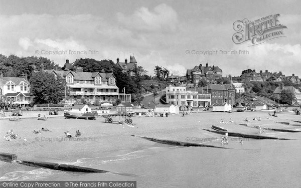 Photo of Felixstowe, The Beach c.1959