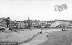 The Boating Lake c.1955, Felixstowe