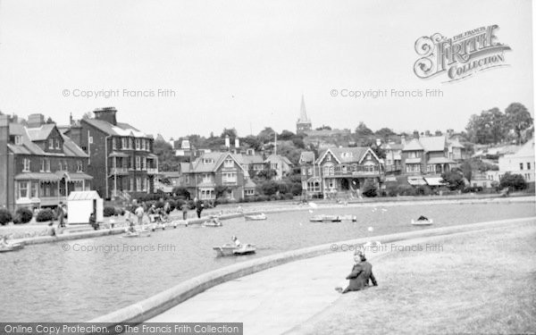 Photo of Felixstowe, The Boating Pool c.1939
