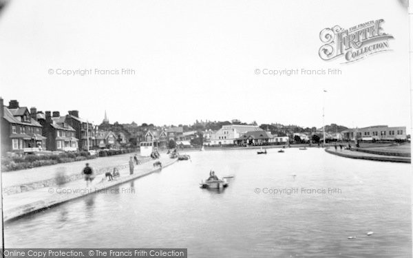 Photo of Felixstowe, The Boating Pool c.1955