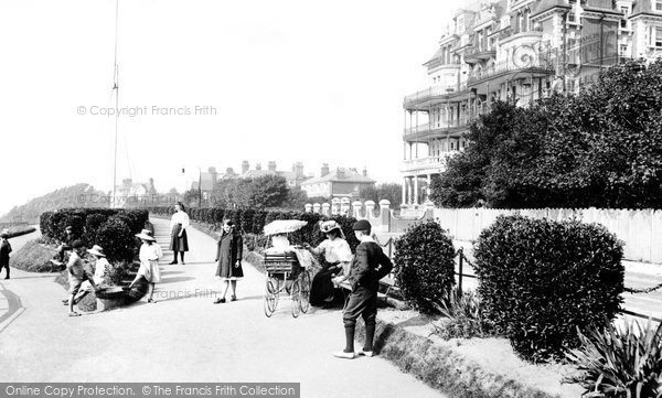 Photo of Felixstowe, The Gardens And Cliff Hotel 1907