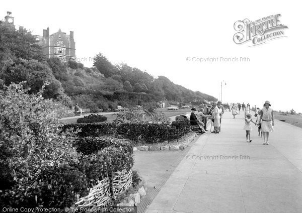 Photo of Felixstowe, The Promenade 1929