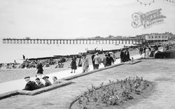 The Promenade And Pier c.1955, Felixstowe