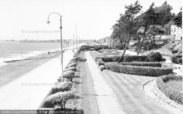 Photo of Felixstowe, The Promenade And Spa Gardens c.1960