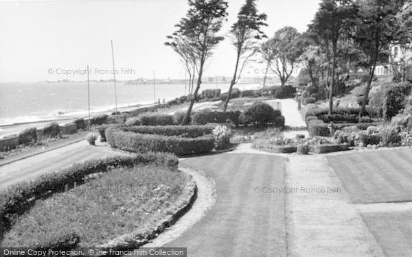 Photo of Felixstowe, The Promenade And Spa Gardens c.1960