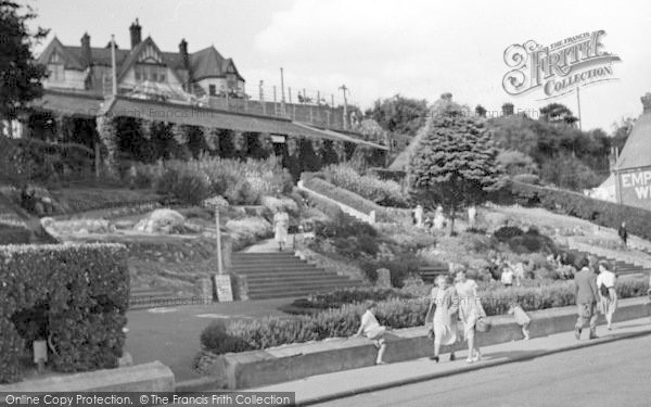 Photo of Felixstowe, The Undercliff Gardens c.1950