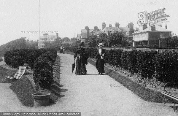 Photo of Felixstowe, Women Walking Along The Promenade 1904