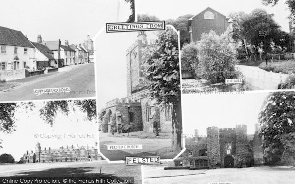 Photo of Felsted, Composite c.1960