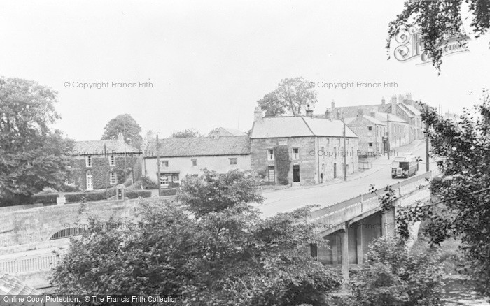 Photo of Felton, General View Over The Bridge c.1955