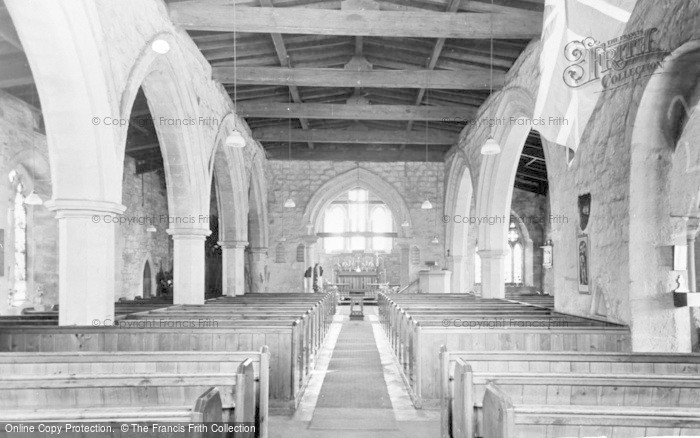 Photo of Felton, St Michael's Church, Interior c.1955