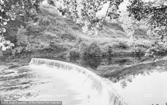 Photo of Felton, The Waterfall c.1955