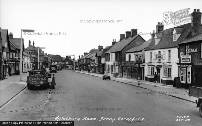 Photo of Fenny Stratford, Aylesbury Road c.1960