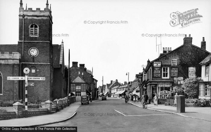 Photo of Fenny Stratford, Aylesbury Street c.1955