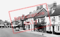 Aylesbury Street, Shops And The Bull And Butcher c.1960, Fenny Stratford