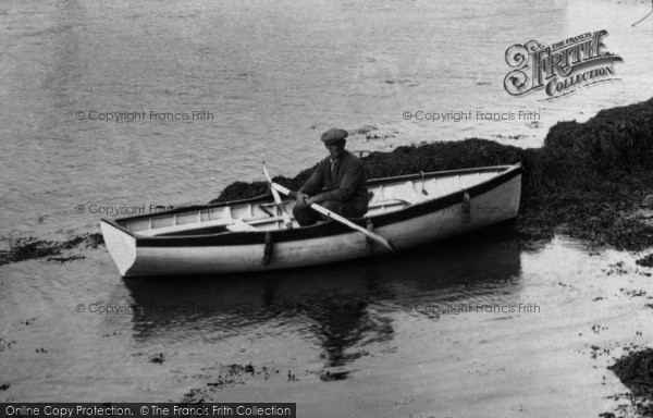 Photo of Feock, Boatman On Pill Creek 1936