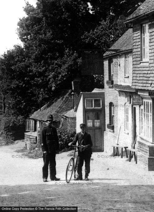 Photo of Fernhurst, A Policeman And Post Boy 1908