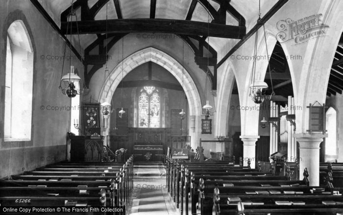 Photo of Fernhurst, St Margaret's Church Interior 1913