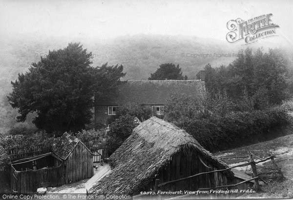 Photo of Fernhurst, View From Friday's Hill 1902