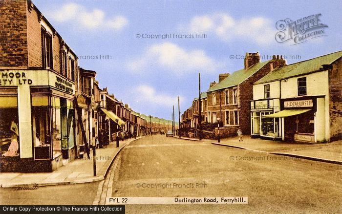 Photo of Ferryhill, Darlington Road 1959