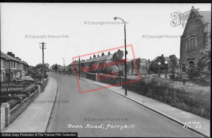 Photo of Ferryhill, Dean Road c.1960