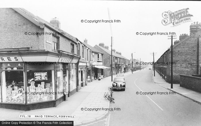 Photo of Ferryhill, Haig Terrace c.1960