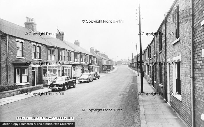 Photo of Ferryhill, Ross Terrace c.1960